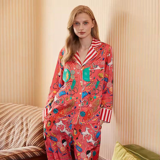 90s BABY PYJAMA SET, IN HOT PINK